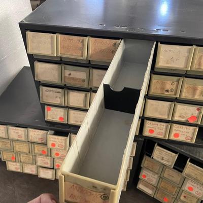 Lot of 3 Hardware Sorting Boxes