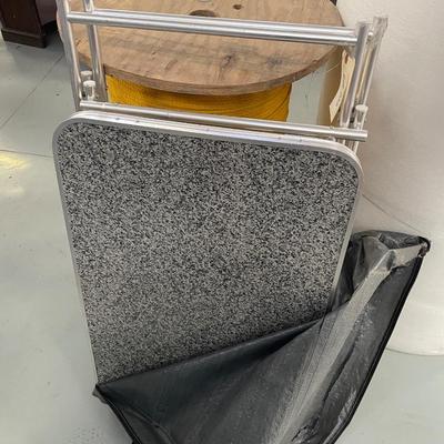 Metal Folding table in Zippered Bag