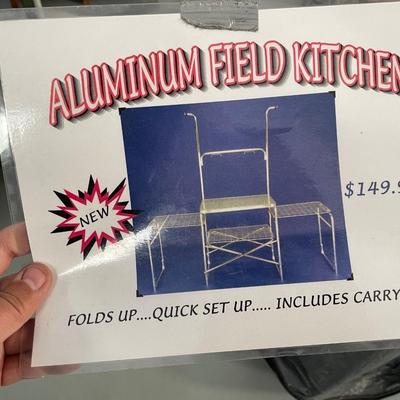 Metal Folding table in Zippered Bag