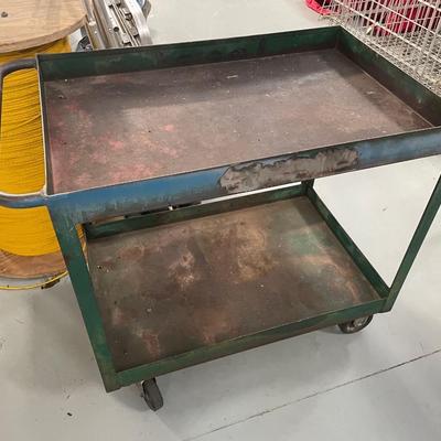 Rolling Metal Shop Cart - 40"l x 24"d x 34"t