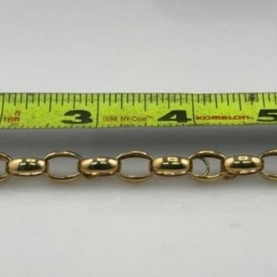 12.7G HEART CHARM BRACELET 14k