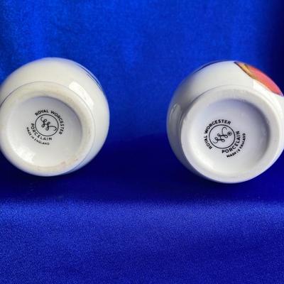 ROYAL WORCESTER DOUBE EGG CODDLERâ€™S AND E.0. BRODY CANDY DISH