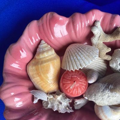 MCM Large Pretty Floral Dish, Sea Shells, Insulator and More!