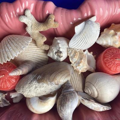 MCM Large Pretty Floral Dish, Sea Shells, Insulator and More!
