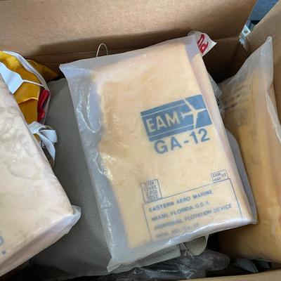 Box of Aviation Life Vests - Misc.
