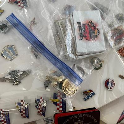 Lot of Several Cards full of Collectible Air Race/Balloon Race/HAN Pins +