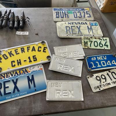 License Plate Lot - Motorcycle 69 Plate & More