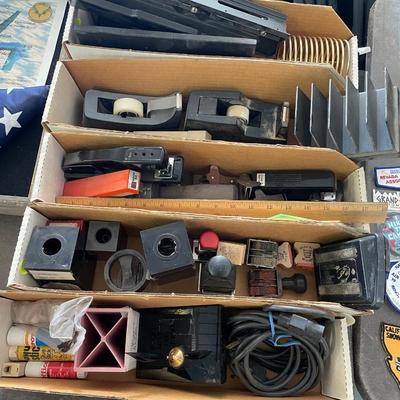 Lot of Misc. Office Supplies - Tape Dispensers/Hole Punches/Staplers