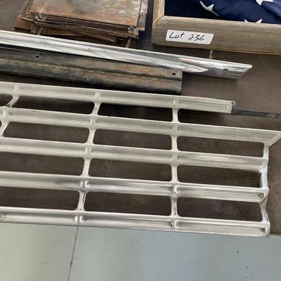 Vintage Chevrolet Car Grill & Brackets