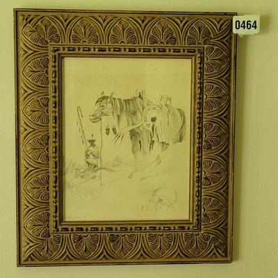 Framed Horse Art