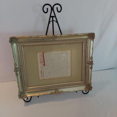 Framed and Matted Fra Giovanni's Letter to a Friend (LR-BBL)