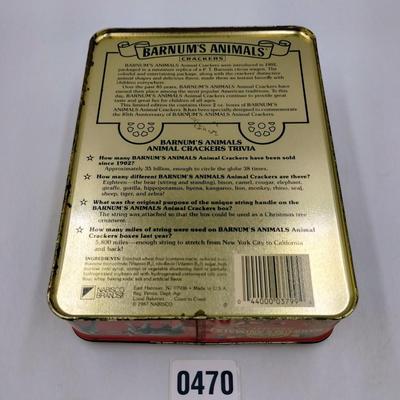 Barnum's Animal Crackers Tin