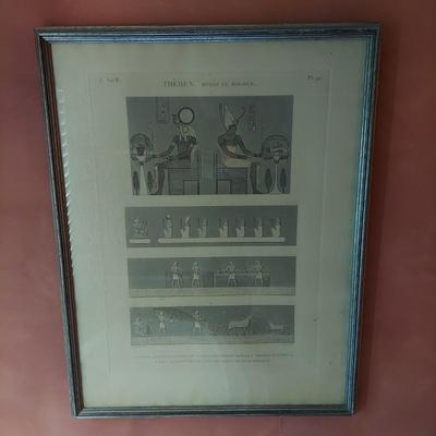 Three Framed Egyptian Art Pieces (MB-BBL)