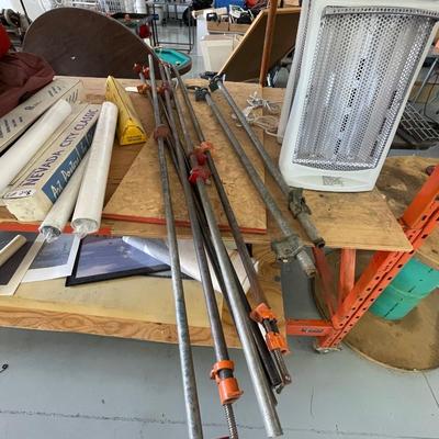 Lot of 8 Pipe Clamps