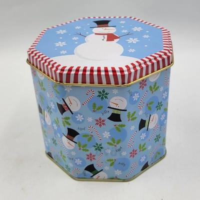 Snowman Tin