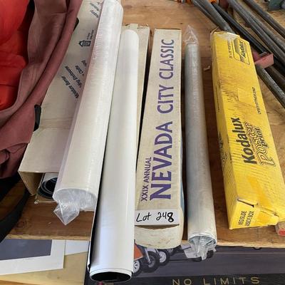 Various Framed & Rolled Air Themed Posters