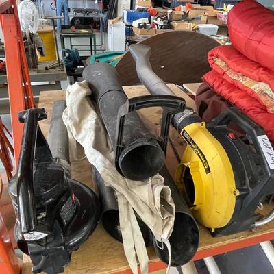 2 Leaf Blowers w/attachments