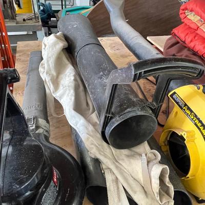2 Leaf Blowers w/attachments