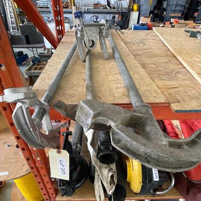 3 assorted Sized Pipe Benders