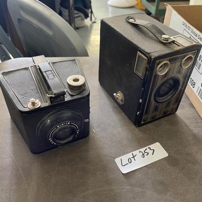 2 Vintage Kodak Brownie Cameras
