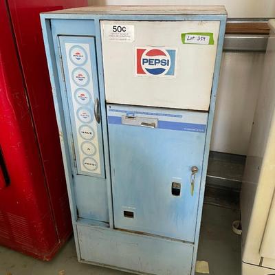 Vintage Vendolator Pepsi Machine - Model VFA56B-A