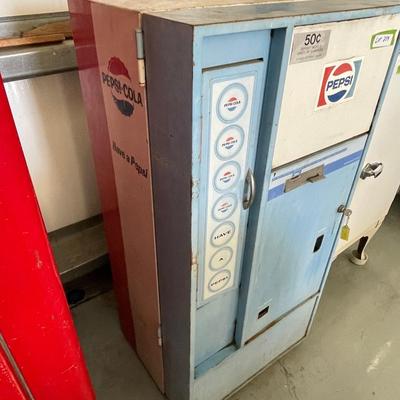 Vintage Vendolator Pepsi Machine - Model VFA56B-A