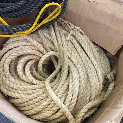 Lot of Misc. Rope - Various sizes & types