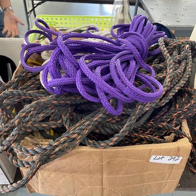 Lot of Misc. Rope - Various sizes & types