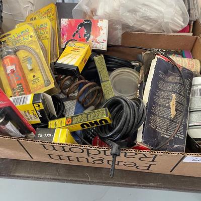 Lot of Bike Patch Kits & Bike Locks