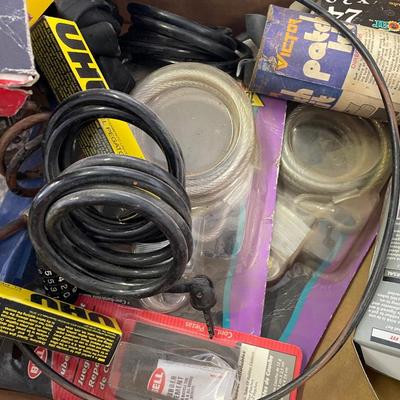 Lot of Bike Patch Kits & Bike Locks