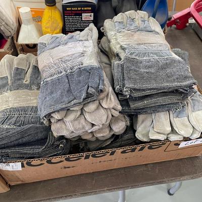 Lot of Brand New leather work gloves