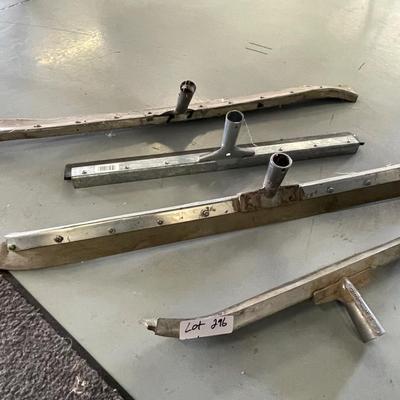 Lot of 4 Large Floor Squeegies