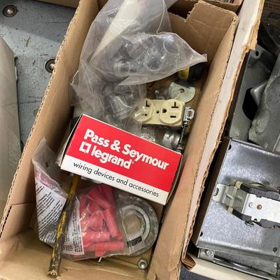 3 Boxes of Electrical Boxes & Sockets