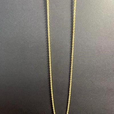 2mm 14K 20" Rope Chain