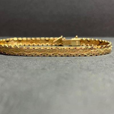 18k Gold Bracelet Solid
