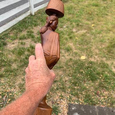Hand Carved African Wood Figurine
