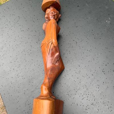 Hand Carved African Wood Figurine