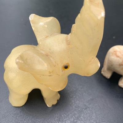 Soapstone Elephant Figurine Collectibles