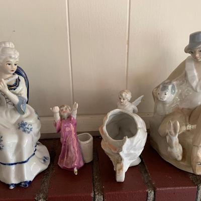 Vintage Porcelain Figurines Lot