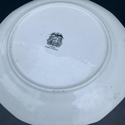Antique Pickman Porcelain Plate Spain
