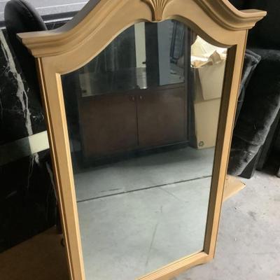 $40 Ethan Allen wood frame mirror 46â€H 27â€2
