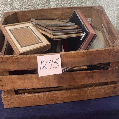 Crate of Picture Frames