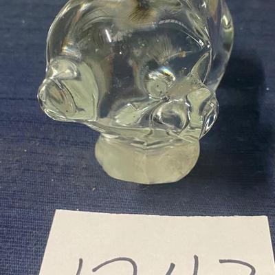 Paper Weight Glass Bear