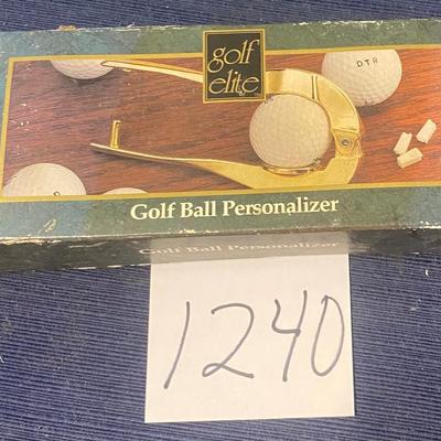Golf Ball Personilizer