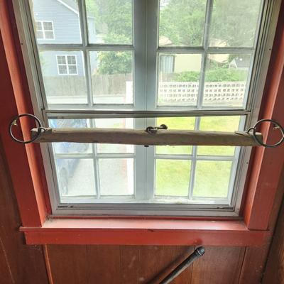 Vintage 38" Mule Horse Wood Tree Yoke
