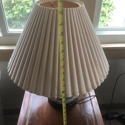 Floral Table Lamp -Lot 201