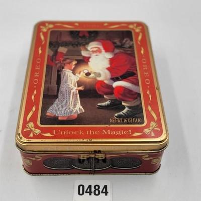 Santa Holiday Tin