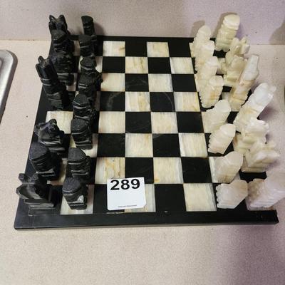 Vintage Stone Marble chess set