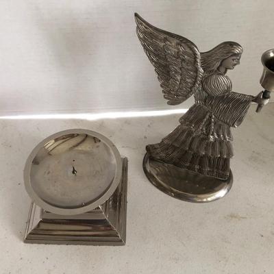 Two Candle Holders -Lot 207