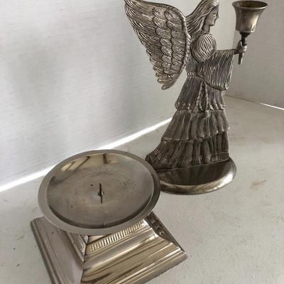 Two Candle Holders -Lot 207